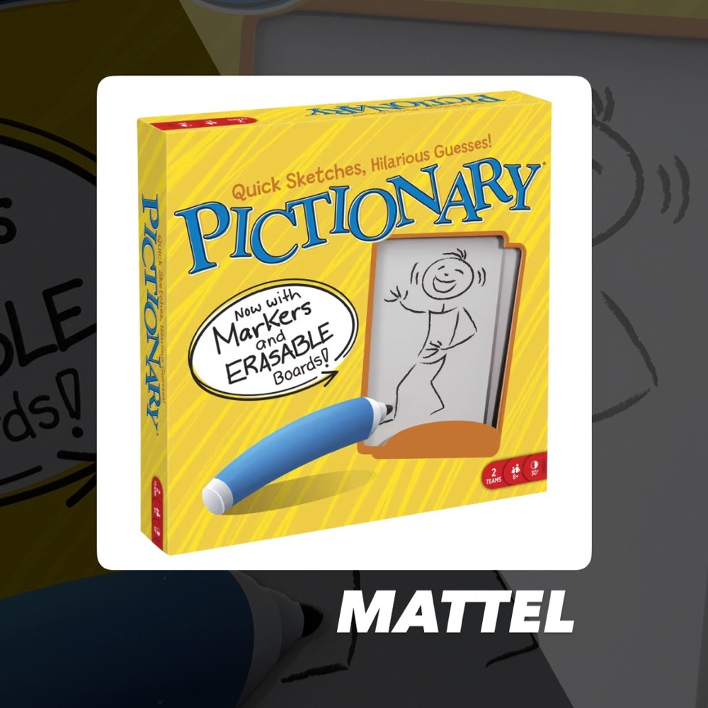 EUC Mattel Pictionary Game
